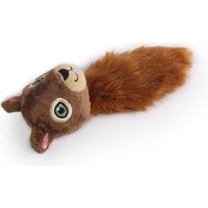 All For Paws Dig It-Tree Friend Squirrel - Hondenspeelgoed - 23x9.5x6.5 cm Bruin
