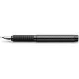 Faber-Castell vulpen - Essentio - zwart carbon - M - FC-148820