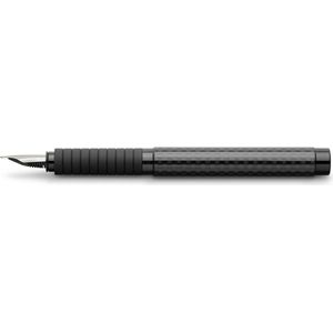 Faber-Castell vulpen - Essentio - zwart carbon - M - FC-148820