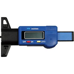 SW-Stahl 72315SB digitale bandenprofielmeter voor motorfietsen, auto's, vrachtwagens meetbereik 0-28 mm