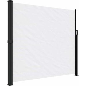 vidaXL - Windscherm - uittrekbaar - 180x600 - cm - wit