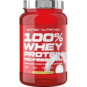 Scitec Nutrition - 100% Whey Protein Professional (Kiwi/Banana - 920 gram) - Eiwitshake - Eiwitpoeder - Eiwitten - Proteine poeder