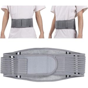 Rugbrace voor bewegingsvrijheid rondom - Lichtgewicht rugbrace met aluminium strips - maat L .