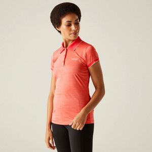 T-shirt Korte Mouwen Hiking Dames Roze Accenten