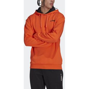 adidas TERREX Terrex Logo Graphic Hoodie - Heren - Oranje - XL