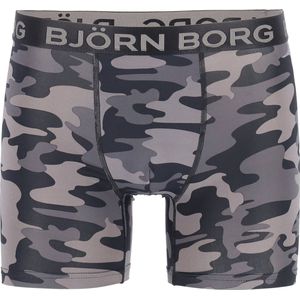 Bjorn Borg 1p SHORTS BB TONAL CAMO - Sportonderbroek performance - mannen - zwart - S