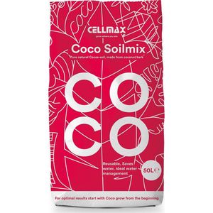 Cellmax Kokos Potgrond 50-liter-Cocopeat - Stekgrond - Duurzaam
