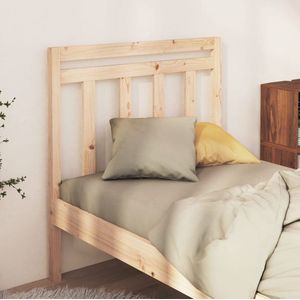 The Living Store Houten Hoofdeinde - Klassieke Uitstraling - Hoofdbord voor bed zonder hoofdeinde - Afmetingen- 81 x 4 x 100 cm - Massief grenenhout