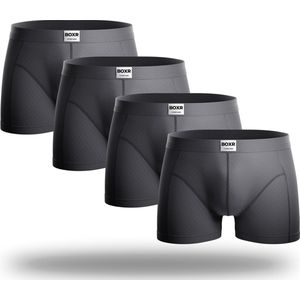 BOXR Underwear - Bamboe Boxershort Heren - Onderbroeken Heren - 4-Pack - M - Bamboe Ondergoed - Ondergoed Heren - Bamboo Boxershort voor Mannen