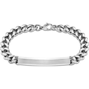Lotus style LS1936-2/1 - armband - zilverkleurig staal - 21cm
