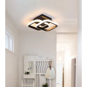 Plafondlamp Zwart - Gangpad Lamp - Moderne Lamp - 3 Kleuren - Plafondverlichting Slaapkamer of Hal - Woondecoratie - Plafoniere