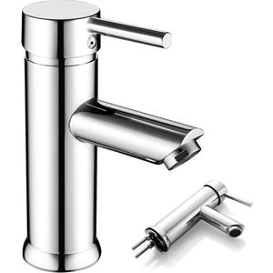 Boraboi ® Kraan voor Badkamer met Eenvoudige Installatie en Chroomoppervlak