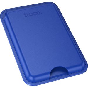 Hoco Portemonnee Pasjeshouder - Blauw - Wallet Case Geschikt voor MagSafe - Magnetische Kaarthouder Geschikt voor iPhone 12/13/14/15/16/Plus/Pro/Pro Max