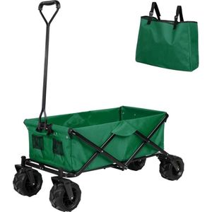 tectake® - Opvouwbare bolderkar bolderwagen Heidrun - groen - 402911