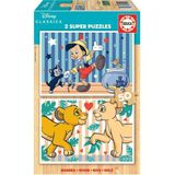 Puzzel (2 x 50) Disney Classics - Educa