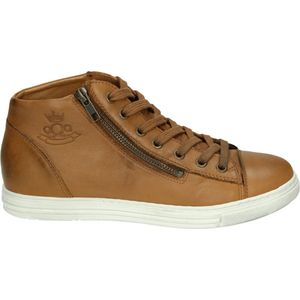 AQA Shoes A8405 - VeterlaarzenHoge sneakersDames sneakersDames veterschoenenHalf-hoge schoenen - Kleur: Cognac - Maat: 36