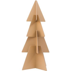 Kartonnen wens kerstboom - 75x75x160 cm - Kunstkerstboom - Kerstdecoratie - Duurzaam Karton - Hobbykarton - KarTent