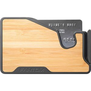 Fantom Wallet - FANTOM M - 6-10cc - RFID wallet - MagSafe compatibel - unisex - bamboo