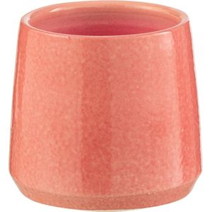 J-Line bloempot Rond - keramiek - roze - extra small - 2 stuks