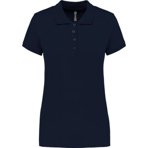 Kariban Piqué-damespolo korte mouwen K255 - Navy - 3XL