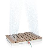 blumfeldt Sumatra Breeze tuindouche - WPC: UV-bestendig, waterbestendig, vorstbestendig - aluminium
