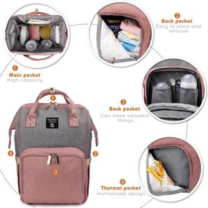 Babycommode Rugzak Luiertas Rugzak - diaper bag backpack, large capacity diaper bag