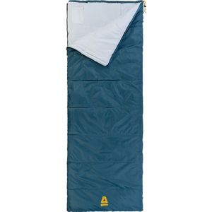 Abbey Camp Slaapzak Envelop - Anchorage-00 - Blauw/Lichtgrijs - 220 x 82 cm