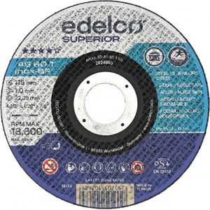 Edelco Snijschijf inox superior 125x1 t41 Ø125mm