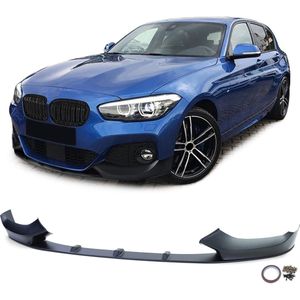 Bmw 1 Serie F20 F21 LCI M Pakket Spoiler Voorspoiler Splitter Mat Zwart 120 125 130 135 M