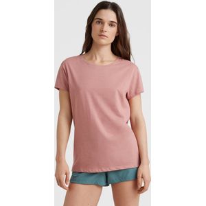 O'Neill T-Shirt Women Essentials t-shirt Ash Rose S - Ash Rose 60% Cotton, 40% Recycled Polyester Round Neck