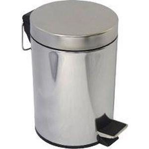 Easybin Pedaalemmer 3 liter afvalemmer Rvs Glans