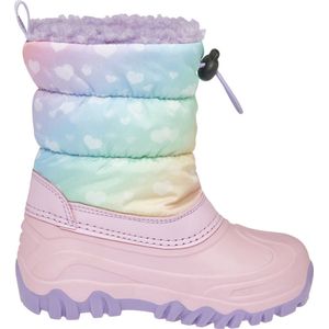 Playshoes - Snowboots - Pastel - Regenboog - Hartjes - Roze - Maat 32/33