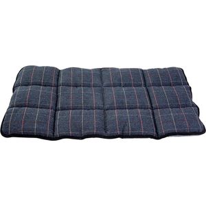 Jack and Vanilla bench mat - hondenmat - Dierenmat - JV TARTAN - Bench Mat - Blauw - XL - 104x68cm