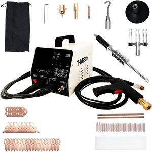 Deuktrekker Spotter 3KW Puntlasapparaat Lasmachine Automobiel Voertuig Carrosserie Motorkap Deur Reparatie Hoogvermogen Professionele Plaatmetaallasser 220V 7 Modi Accessoires & Toebehoren Uitdeukset