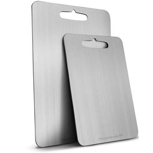 DreamGoods Titanium Snijplank - 100% Titanium - 36x25CM - Vaatwasserbestendig - Cutting Board - Snijplanken - Snijplankenset