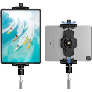 Tablet Standaard Houder Statief - Verstelbaar - Smartphone Statief - Telefoonhouder - Tablet Arm - Stevig Statief - 360 graden draaibaar – Tripod – Compatibel Met 5.3-10.6"" Inch