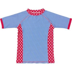 Ducksday UV shirt korte mouwen jongen Blue stripe nieuw - 6 jaar