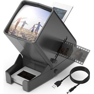 Negatiefscanner - Hoge Resolutie en Snelle Digitalisering - Converteer Negatieven naar Digitale Bestanden - Voor Fotoarchief en Herinneringen - Compact en Gebruiksvriendelijk Design - Ideaal voor Fotoliefhebbers en Archivering