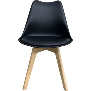 Lina® Bella Eetkamerstoelen - Keukenstoelen - Zwart