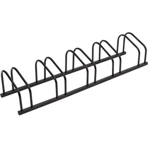 vidaXL-Fietsenrek-voor-5-fietsen-staal-zwart