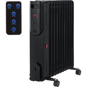 Lexium Olieradiator met Thermostaat - Elektrische kachel - Oliegevulde radiator - Olieradiator elektrisch - Olie radiator