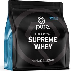 PURE Supreme Whey - naturel - 2000gr - eiwitshake - wei protein - koolhydraatarm - whey eiwit - eiwitten