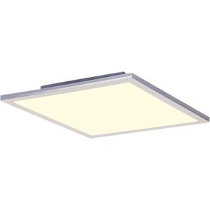Lindby - LED paneel - 1licht, aluminium - H: 5.2 cm - wit, zilver - Inclusief lichtbron