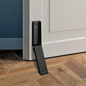 Roestvrijstalen magnetische deurstopper met voetbediening voor tapijten, houten vloeren, tegels en andere vloeren