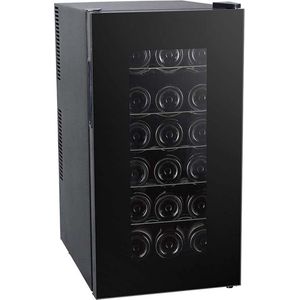 DailySupplies® Wijnkoelkast - Wijnklimaatkast - Wijnkoeler - Flessenkoelkast - Zwart