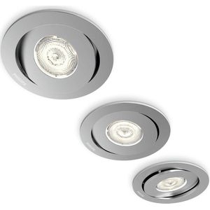 Philips myLiving Asterope aluminium LED Recessed spot light