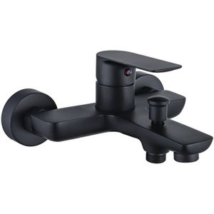 FugaFlow Efficiente Sobrado bad-/douchekraan opbouw zwart - Black Friday -