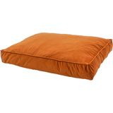 Woefwoef hondenkussen lounge velvet oranje (100X68 CM)