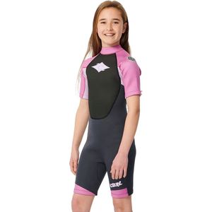 Rip Curl Meisjes Omega 2mm Rug Ritssluiting Shorty Wetsuit