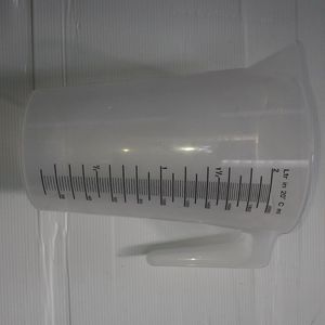maatbeker kunststof transparant 2 liter